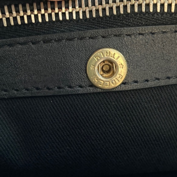 Valentino Garavani Black Leather Clutch/large wristlet - Picture 10 of 11